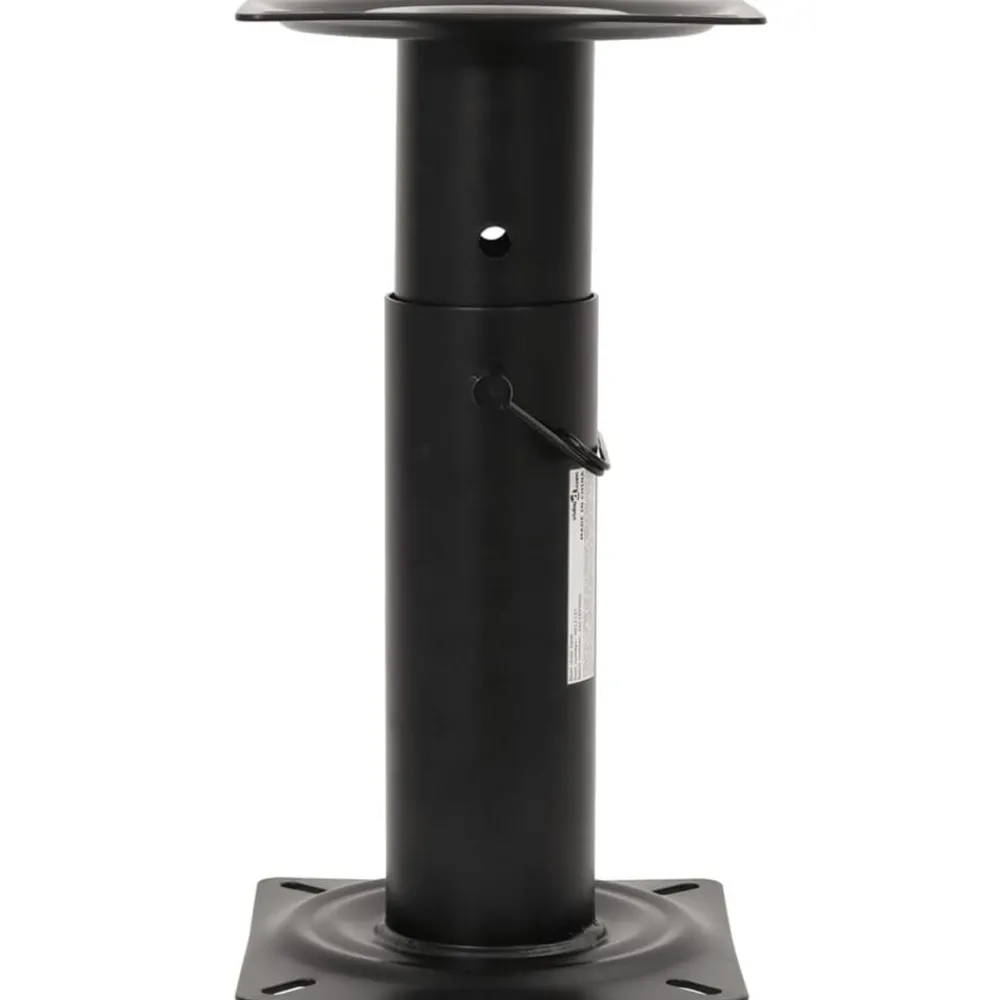 vidaXL Asiento de barco con pedestal altura ajustable 360° giratorio Blanco y azul New