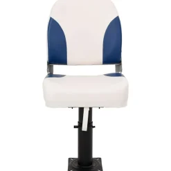 vidaXL Vehículos-Asiento de barco con pedestal altura ajustable 360° giratorio
