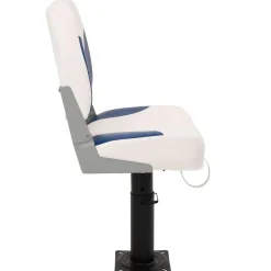 vidaXL Vehículos-Asiento de barco con pedestal altura ajustable 360° giratorio