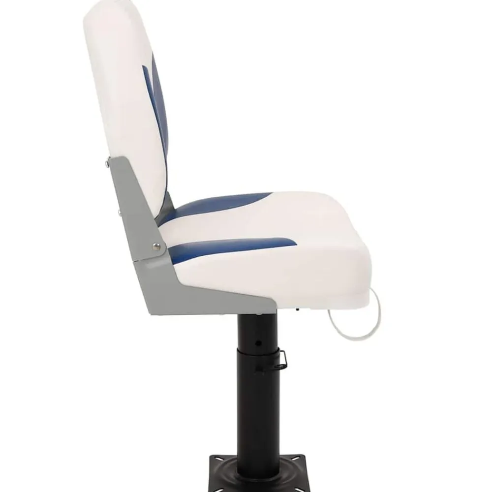 vidaXL Vehículos-Asiento de barco con pedestal altura ajustable 360° giratorio