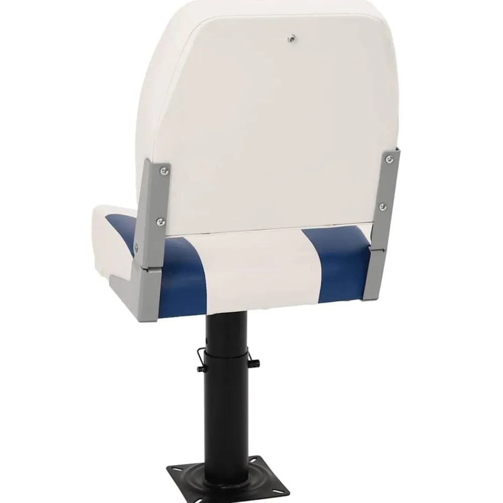 vidaXL Vehículos-Asiento de barco con pedestal altura ajustable 360° giratorio