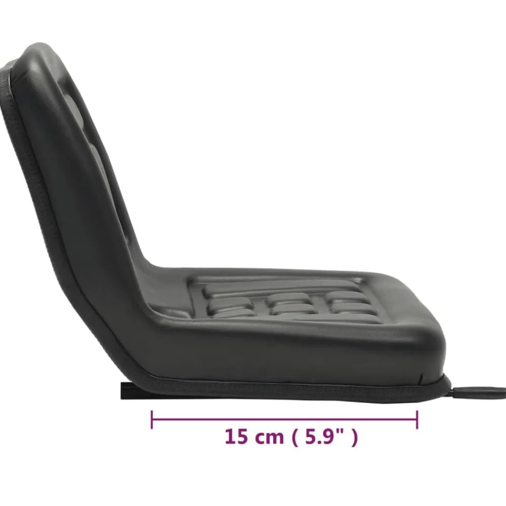 vidaXL Asiento de tractor universal negro Best