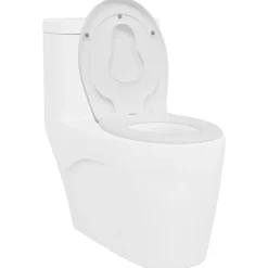 vidaXL Asiento de WC 47 x 37 x 4 cm Duroplast White
