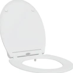 vidaXL Fontanería-Asiento de WC 47 x 37,5 x 3,8 cm Duroplast
