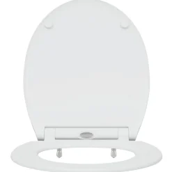 vidaXL Fontanería-Asiento de WC 47 x 37,5 x 3,8 cm Duroplast