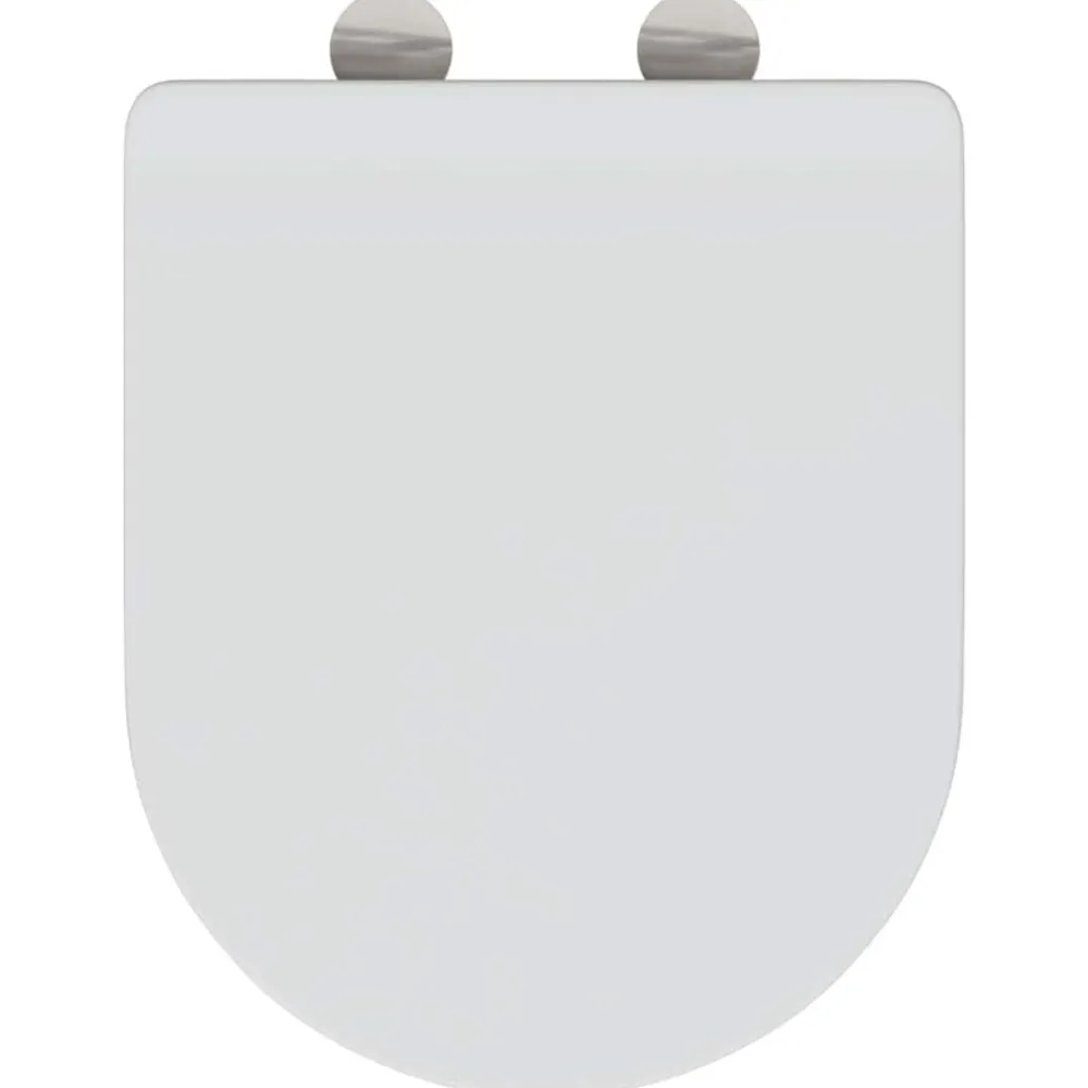 vidaXL Fontanería-Asiento de WC 47 x 36 x 3,4 cm Duroplast