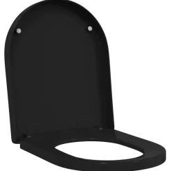vidaXL Asiento de WC Ajustable 48 x 36,5 x 4,5 cm Polipropileno Negro Best
