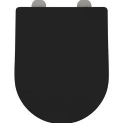vidaXL Asiento de WC Ajustable 48 x 36,5 x 4,5 cm Polipropileno Negro Best