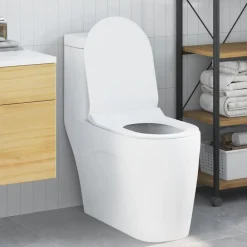 vidaXL Fontanería-Asiento de WC Ajustable 50 x 36,5 x 5 cm Polipropileno