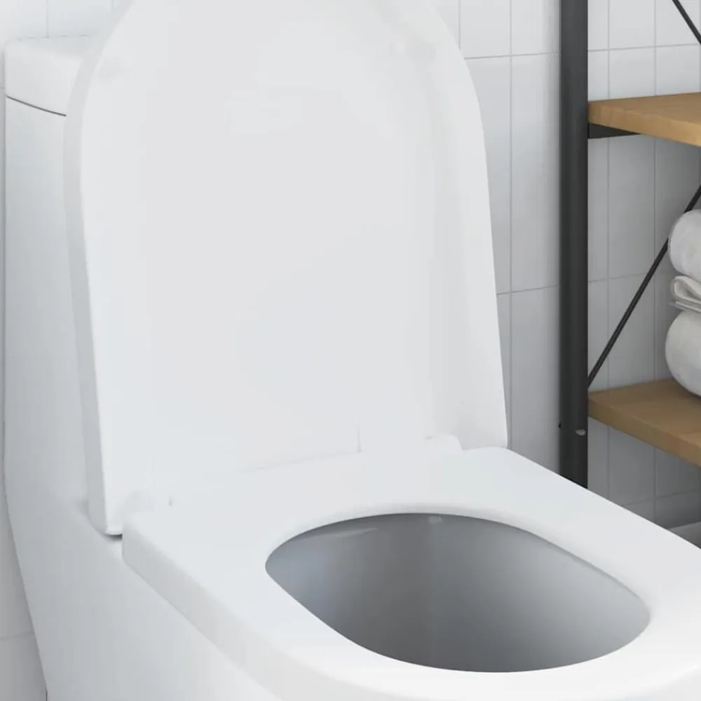 vidaXL Asiento de WC Ajustable 48 x 36,5 x 4,5 cm Polipropileno White Discount