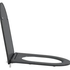 vidaXL Asiento de WC 47 x 36 x 3,4 cm Duroplast Antracita Online