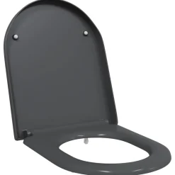 vidaXL Fontanería-Asiento de WC 49 x 36 x 4 cm Duroplast