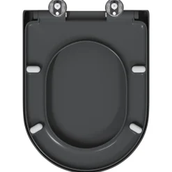 vidaXL Fontanería-Asiento de WC 49 x 36 x 4 cm Duroplast