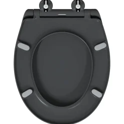 vidaXL Fontanería-Asiento de WC 47 x 37 x 4 cm Duroplast