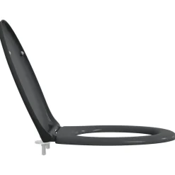 vidaXL Fontanería-Asiento de WC 47 x 37 x 4 cm Duroplast