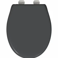 vidaXL Fontanería-Asiento de WC 47 x 37 x 4 cm Duroplast