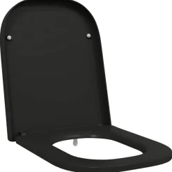vidaXL Fontanería-Asiento de WC 47,5 x 35 x 3,6 cm Duroplast