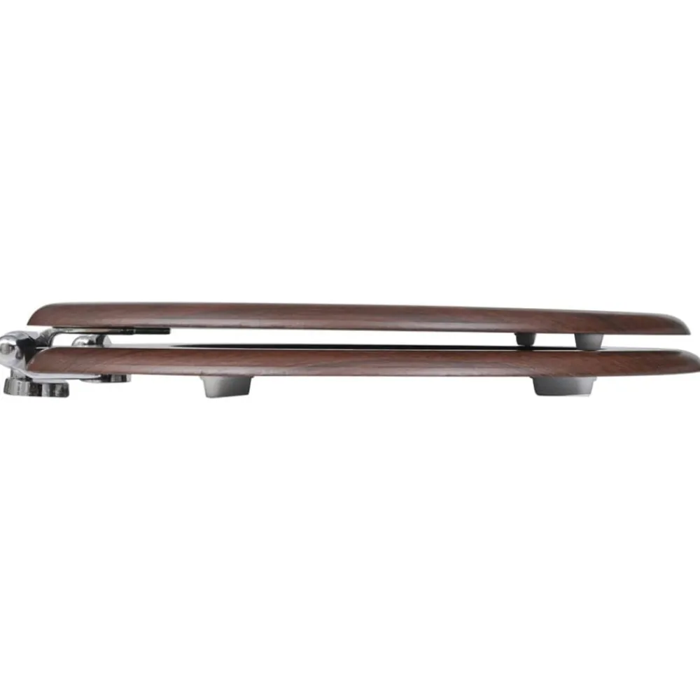 vidaXL Asiento inodoro WC tapa de cierre suave MDF marrón Clearance