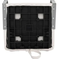 vidaXL Asiento para barco con pedestal giratorio 360° Blanco y rojo Online