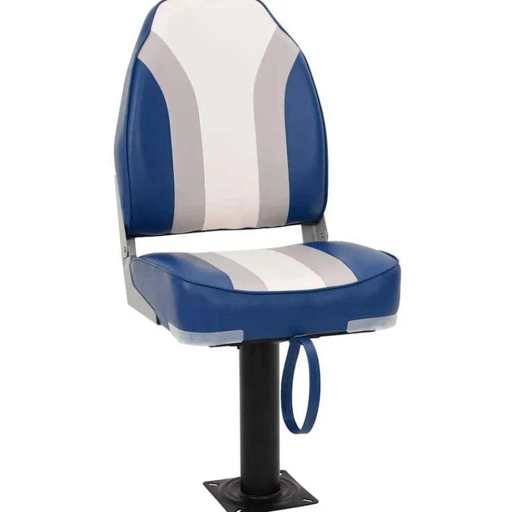 vidaXL Asiento para barco con pedestal giratorio 360° Outlet