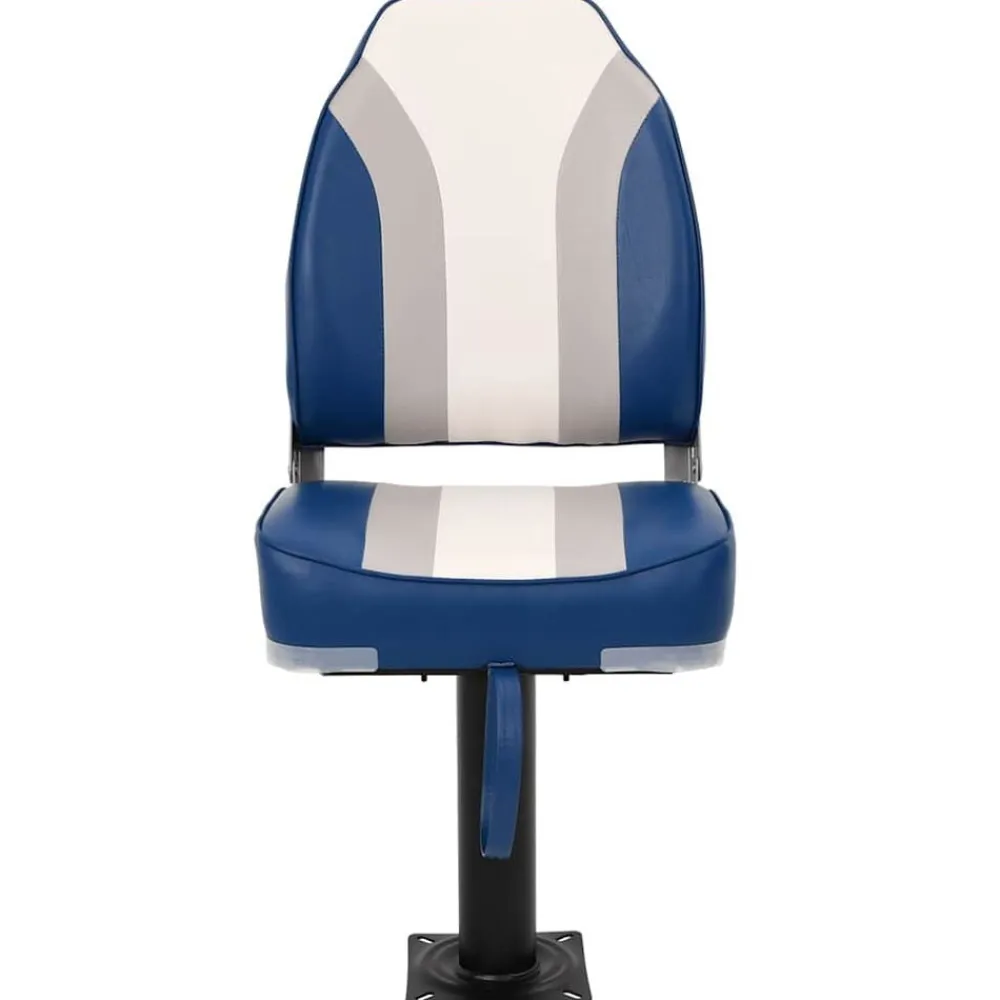 vidaXL Asiento para barco con pedestal giratorio 360° Outlet
