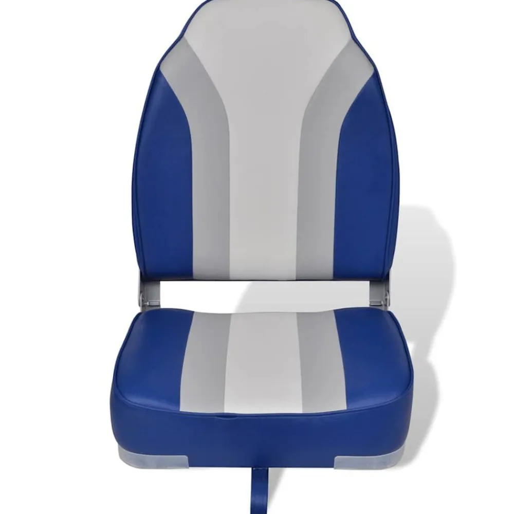 vidaXL Asiento plegable de barco con respaldo alto Best
