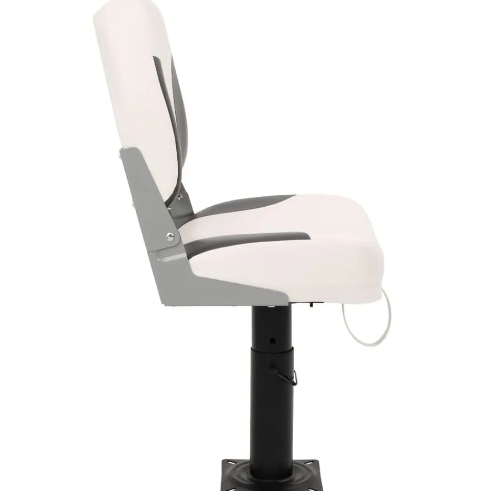 vidaXL Piezas Y Accesorios Para Vehículos-Asiento plegable para barco 1 juego con respaldo bajo correa fijación