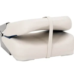 vidaXL Asiento plegable para barco 1 juego 41x36x48 cm Azul y blanco Hot