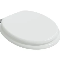vidaXL Asientos de inodoro con tapas de cierre suave 2 uds MDF blanco Outlet