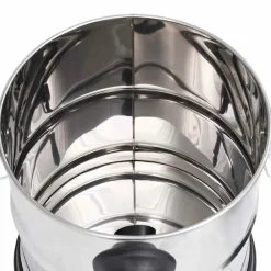 vidaXL Electrodomésticos-Aspiradora de cenizas filtro HEPA 1200 W 20 L acero inoxidable