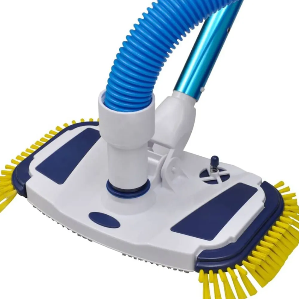 vidaXL Aspiradora de limpieza de piscinas palo telescópico y manguera Best