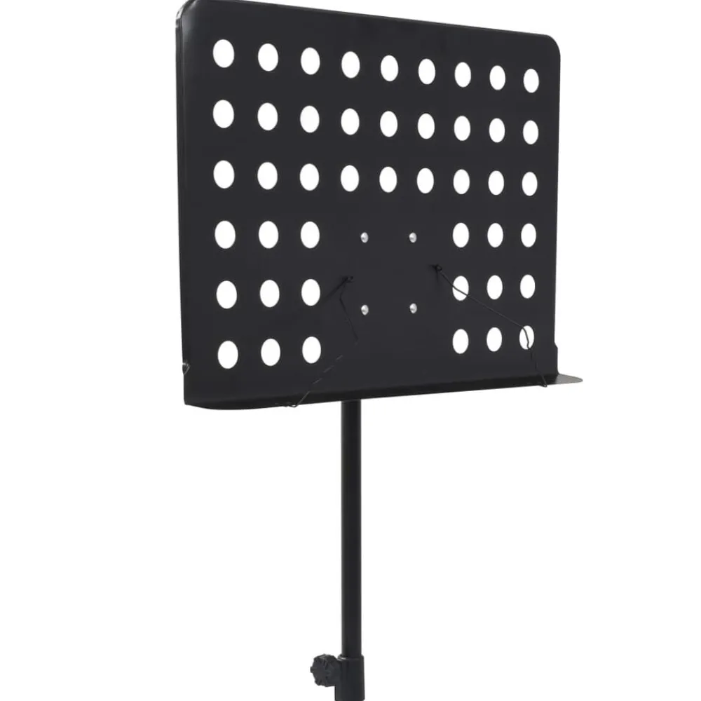 vidaXL Atril para partituras de acero negro