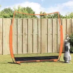 vidaXL Ayuda de Entrenamiento de Golf Negro 250 x 106,5 x 210 cm Hot