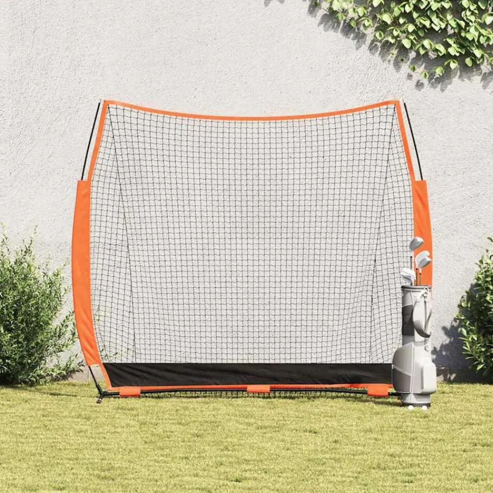 vidaXL Ayuda de Entrenamiento de Golf Negro 250 x 106,5 x 210 cm Hot
