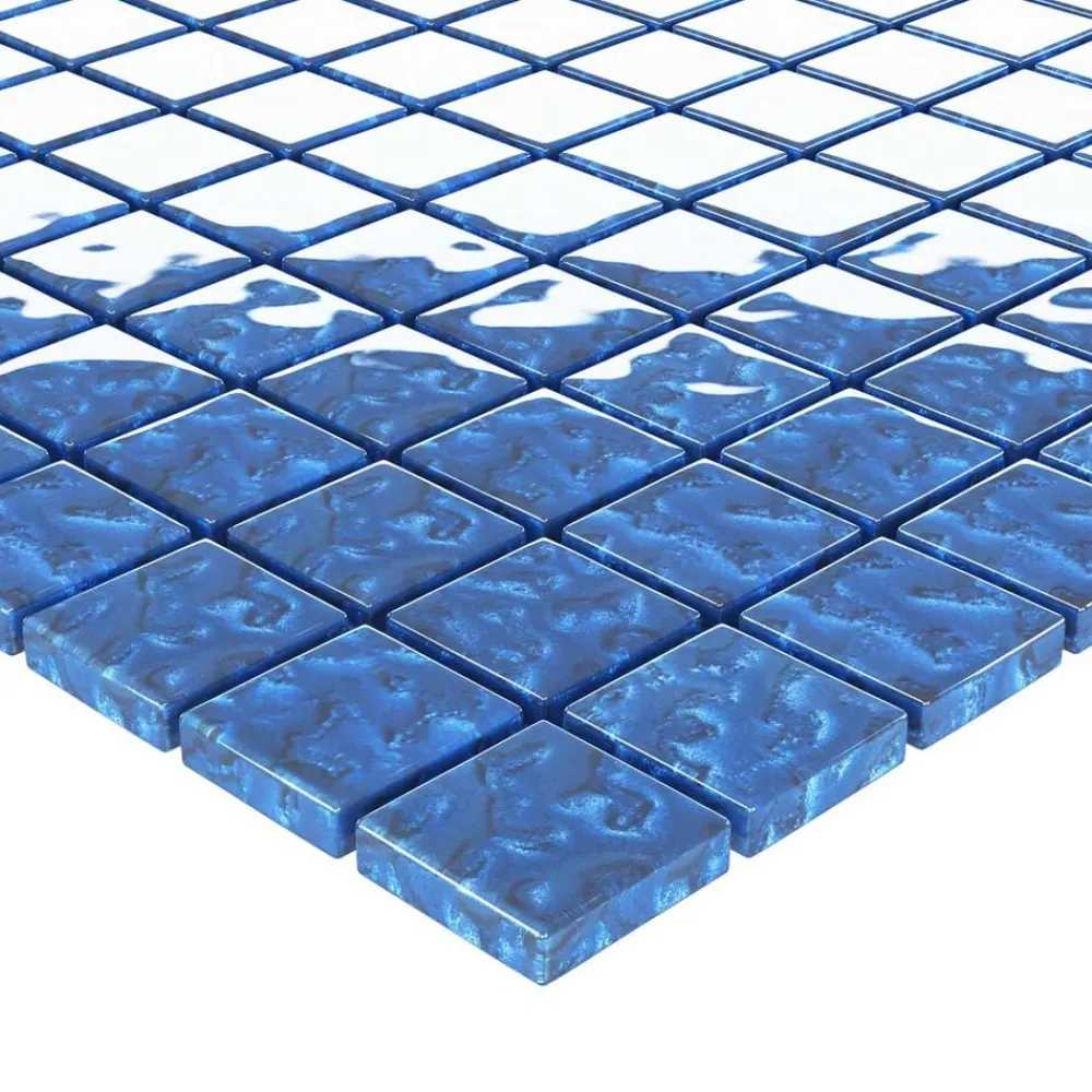 vidaXL Materiales De Construcción-ejo Mosaico 11 pcs 50 x 50 cm Cristal