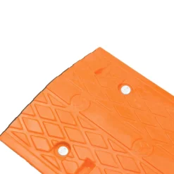 vidaXL Avisos-Badén de velocidad caucho amarillo y negro 97x32,5x4 cm