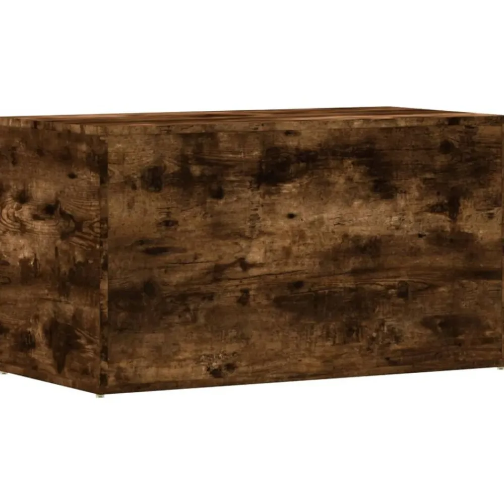 vidaXL Armarios Y Almacenamiento-Baúl almacenaje madera contrachapada 84x42x46 cm