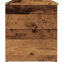 vidaXL Armarios Y Almacenamiento-Baúl de almacenamiento madera ingeniería envejecida 84x42x46 cm