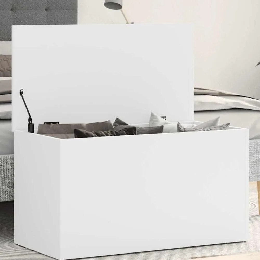 vidaXL Armarios Y Almacenamiento-Baúl de almacenamiento madera contrachapada 84x42x46 cm