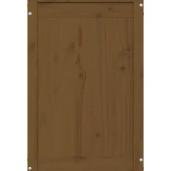 vidaXL Baúl para colada madera maciza pino marrón miel 44x44x66 cm Marrón miel Best