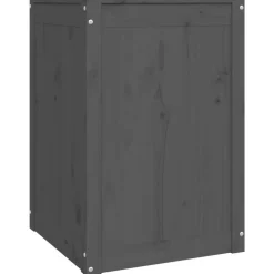 vidaXL Productos Del Hogar-Baúl para la colada madera maciza de pino 44x44x66 cm
