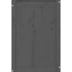 vidaXL Productos Del Hogar-Baúl para la colada madera maciza de pino 44x44x66 cm