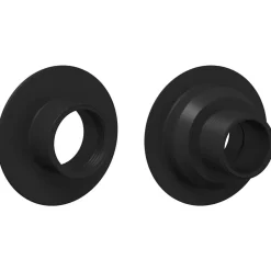 vidaXL Balas de futbolín 10 pcs Negro 5 x 5 x 2,8 cm PP