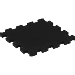 vidaXL Baldosas de suelo de goma 16 unidades negro 16 mm 30x30 cm Sale