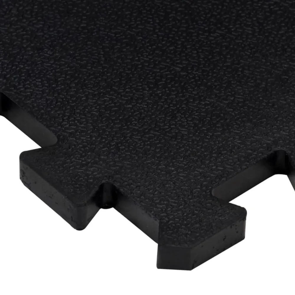 vidaXL Baldosas de suelo de goma 16 unidades negro 16 mm 30x30 cm Sale