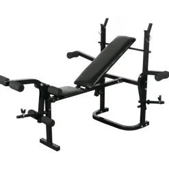 vidaXL Banca con mancuernas y pesas plegablr gimnasio en casa Clearance
