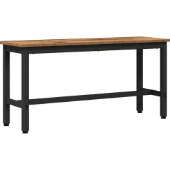 vidaXL Bancos-Banca de Comedor Madera vieja 100 x 32,5 x 48,5 cm
