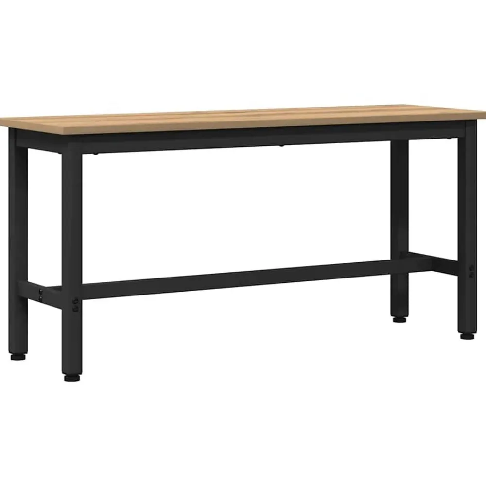 vidaXL Banca de Comedor Roble artesanal 100 x 32,5 x 48,5 cm Roble artisan Outlet
