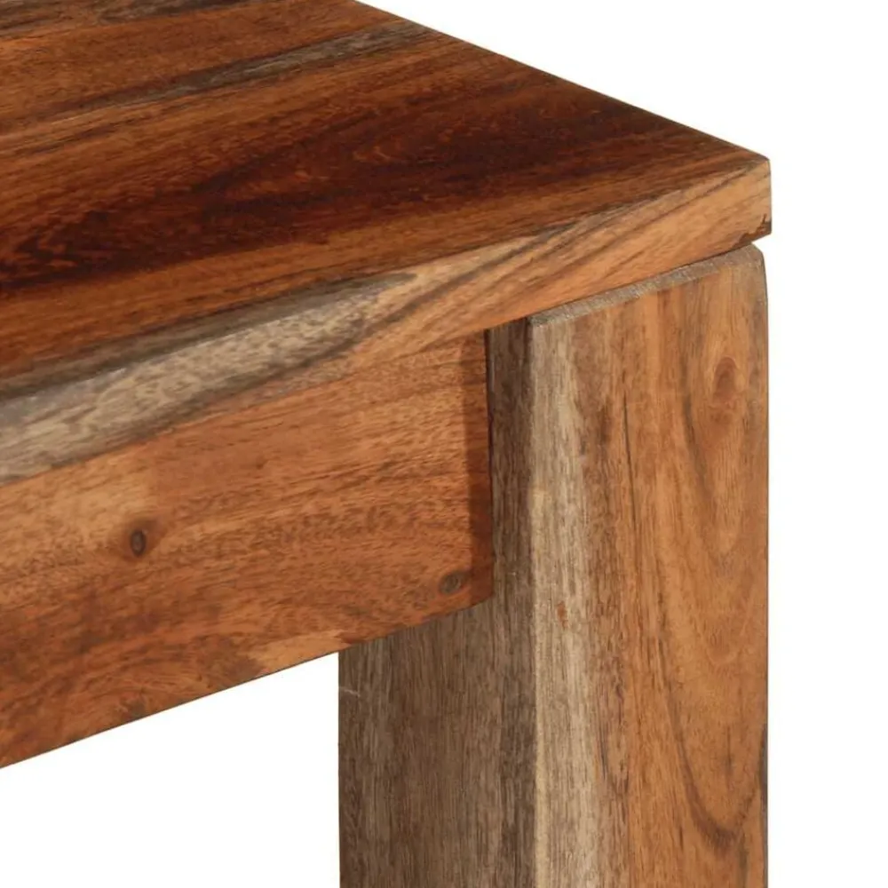 vidaXL Bancos-Banco 110 cm madera maciza acacia
