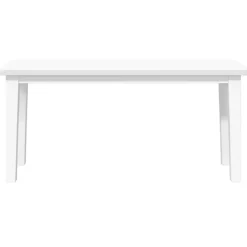 vidaXL Bancos-Banco 90 cm madera maciza caucho blanco
